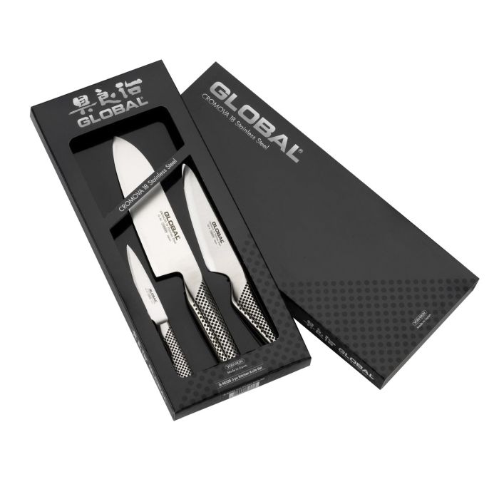 Global G46338 - 3 Piece Kitchen Knife Set (G-46338)