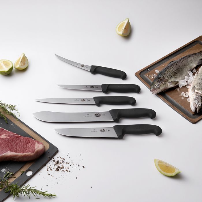 Victorinox Fibrox 12cm Boning Knife Extra Narrow Blade (5620312)