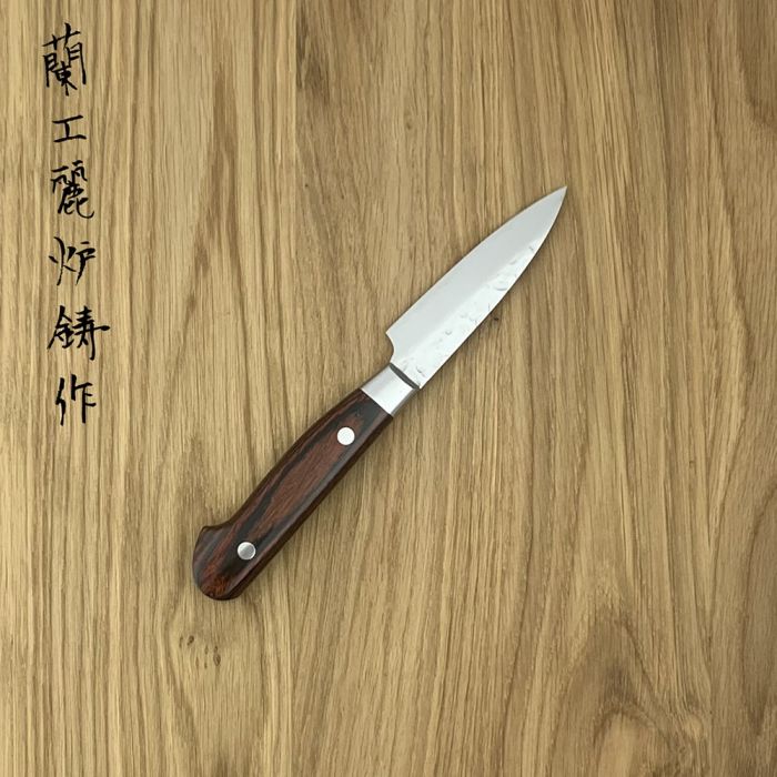 Sakai Takayuki 33-Layer VG10 Damascus Hammered Japanese 80mm Utility Knife