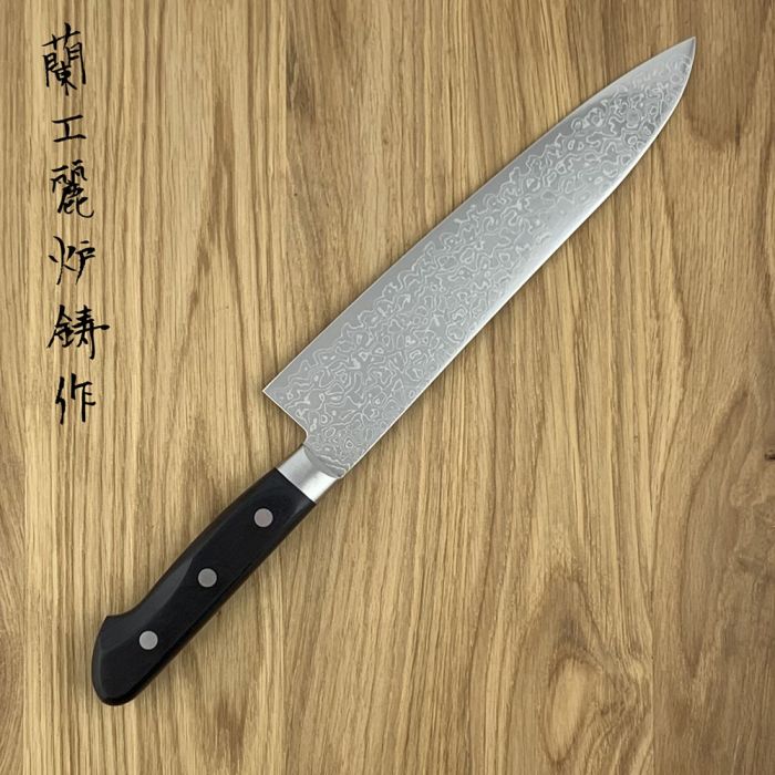 Sakai Takayuki 45-Layer Damascus Mirrored Japanese 180mm Gyuto Knife
