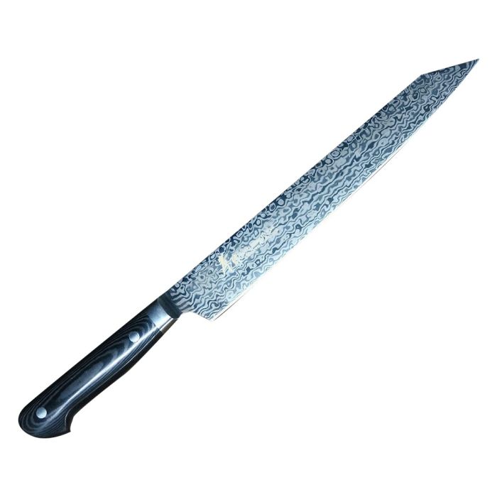 Sakai Takayuki VG10-VG2 Coreless Damascus Japanese 270mm Kengata-Sujihiki Knife