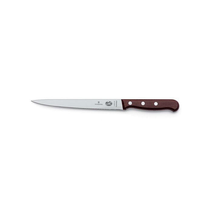 Victorinox Wood 18cm Filleting Knife with Flexible Narrow Blade (5381018)