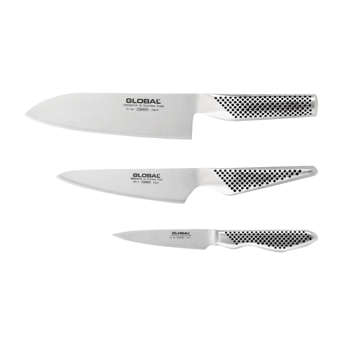 Global G46338 - 3 Piece Kitchen Knife Set (G-46338)