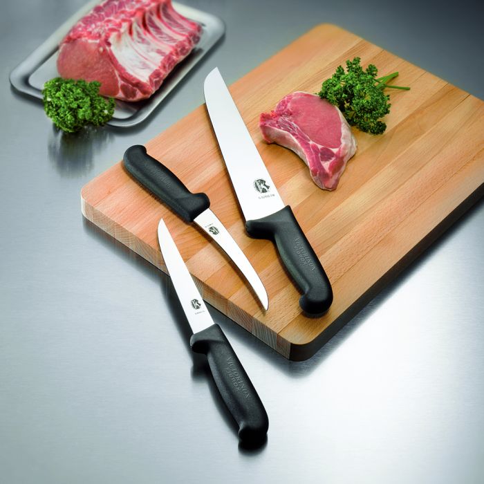 Victorinox Fibrox 20cm Slaughter Knife Curved Narrow Blade (5720320)