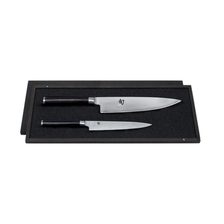 Kai Shun Knife Set (KAI-DMS-220) - 15cm Utility Knife, 20cm Chefs Knife