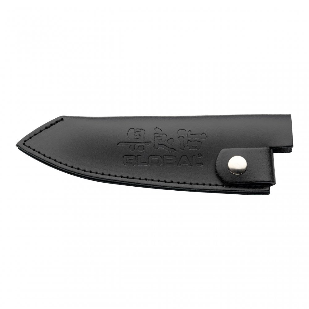 Global Leather Knife Sheath Black Medium