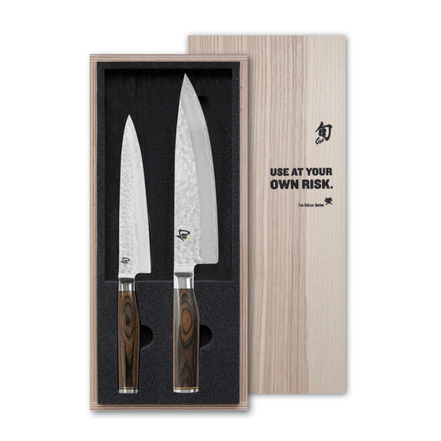 Kai Shun Premier Knife Set - 15cm Utility 20cm Chefs