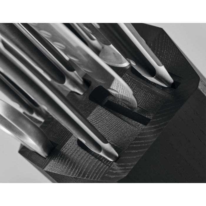 Wüsthof Classic Ikon 8 pc Knife Block Set - Black Ash